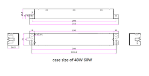 Thâm quyến 60 Wát thông minh có thể điều chỉnh đầu ra kép casambi dẫn lái xe với dimmer Trắng dẫn lái xe - Product Image 2