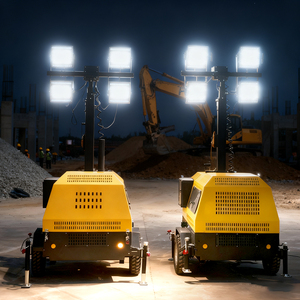 Outdoor Construction <strong>Tower</strong> Light Powerful Led Work Light <strong>Tower</strong> Compact <strong>Tower</strong> Light Price - Product Image 4