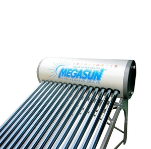 Chauffe-eau solaire autonome à tubes sous vide en acier inoxydable 200L, non pressurisé, à branchement direct, pour usage domestique et hôtelier en extérieur - Product Image 2