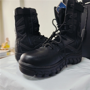 Bottes DFA120 en toile et cuir noir, nouveau design, bottes de randonnée en forêt, bottes de combat en jungle - Product Image 6