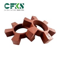 Couplage araignée à haute élasticité personnalisé CFKS, insert de couplage à mâchoires en caoutchouc T95 pour l'absorption des chocs, pour couplage d'arbre