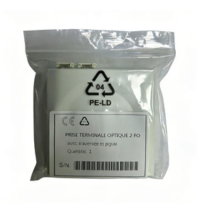 Boîtier terminal <span class=keywords><strong>fibre</strong></span> <span class=keywords><strong>optique</strong></span> SKYLYNN FTTH <span class=keywords><strong>SFR</strong></span> PTO-2F 1FO 2FO avec connecteur SC/APC 1310/1550nm et pigtail rouge, garantie 20 ans - Product Image 5