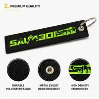Vente en gros de porte-clés GraceCraft durables en polyester brodé avec alliage de zinc, fabricant de porte-clés personnalisés avec logo, transfert thermique promotionnel