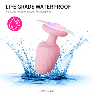 BlueRabbit Light Up Anal Plug Vibradores Venta al por mayor Juguetes sexuales anales con alas de Ángel Base Fantasía Juguetes sexuales LED <span class=keywords><strong>Butt</strong></span> Plug Vibradores - Product Image 6