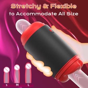 ถ้วยซิลิโคนช่วยตัวเองสำหรับผู้ชาย2ด้านทำความสะอาดง่ายเซ็กซ์ทอยสำหรับผู้ใหญ่ - Product Image 4