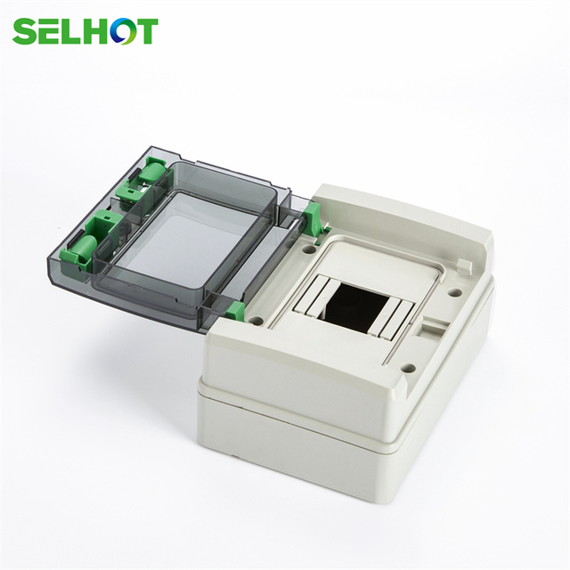 HA-4 Waterproof Solar Distribution Box AC/DC Circuit Breaker Enclosure Outdoor PV Power System Surface Mount MCB Switch Board