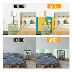 2022 XPE autoadesivo 3D Wall Sticker sul comodino Anti-collisione Soft Bag rivestimento murale spesso 10mm pannello a parete impermeabile Kid - Product Image 6