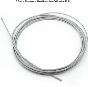 Rollo de Alambre Invisible para Parrilla de Acero Inoxidable de 3.5mm - Product Image 3