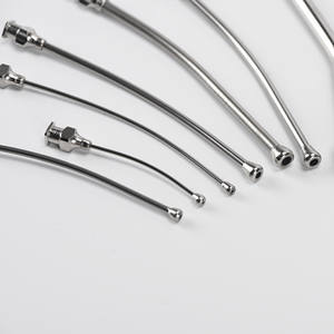 Kanula Drenching baja tahan karat, 8G 10G 12G 14G <span class=keywords><strong>16G</strong></span> 18G 20G untuk memberi makan hewan - Product Image 5