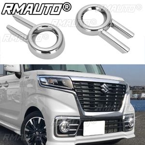 Marco Cromado para Parrilla Delantera, Cubierta Protectora para Faros Antiniebla, Kit de Carrocería para Suzuki Spacia Custom MK53S, Accesorios para Auto - Product Image 2
