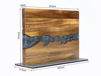 Bloc à couteaux magnétique double face, organisateur de rangement multifonctionnel pour couteaux, support magnétique pour couteaux