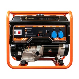 Open Frame 5KW 5.5KW Wheel-Mounted <b>Gasoline</b> <b>Generator</b> Recoil Start 5KW AC Industrial/Emergency Backup 4-Stroke Air-Cooled Engine - Product Image 1