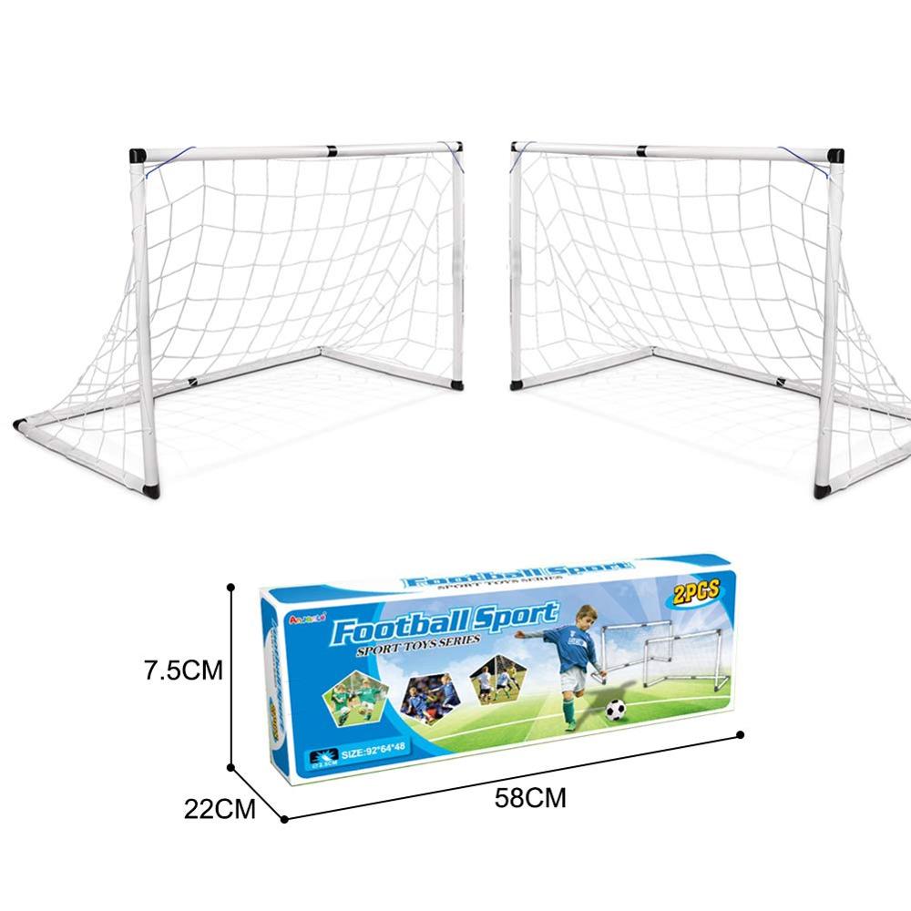 Pack De 2 Mini Buts De Football Pour Entraînement - Jaunes, Pliables, Enfants