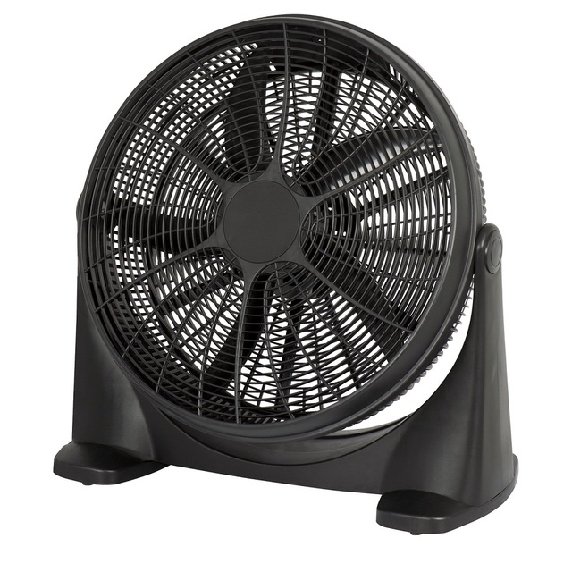 Factory Direct Sale 20 Inch 5 Blade 3 Speed 90W AC Motor Remote Control Tilt Adjustable High Airflow Durable Plastic Box Fan