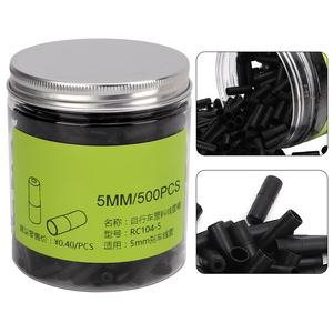 500 unidades de fundas de plástico brillante de 5 mm para cables de freno de bicicleta, de material de polietileno de alta calidad, con bordes brillantes, para cable de freno de bicicleta - Product Image 5