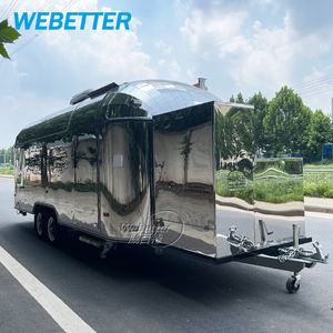 Webetter di động thức ăn nhanh Trailer đầy đủ trang bị thương mại phục vụ Trailer de Comida movil Ice Cream xe tải thực phẩm để bán - Product Image 3