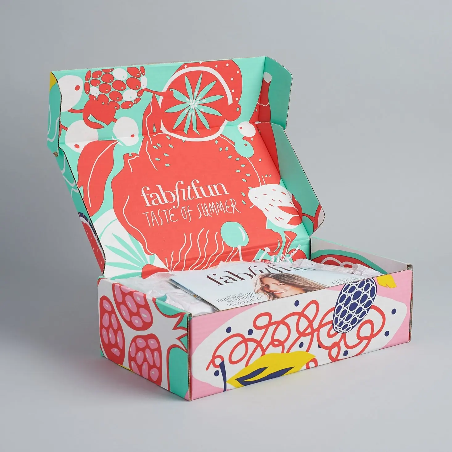 Campione gratuito Logo personalizzato rosa Mix colore cosmetico per la cura della pelle confezione ondulata scatola postale scatola di spedizione scatola di carta