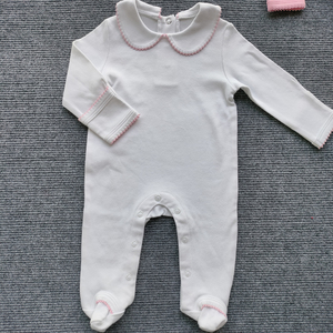 Conjunto <span class=keywords><strong>de</strong></span> Regalo para Bebé Recién Nacida, <span class=keywords><strong>Personalizado</strong></span> con Monograma, Bordado en Tela, para el Regreso a Casa, Venta al Por Mayor - Product Image 1