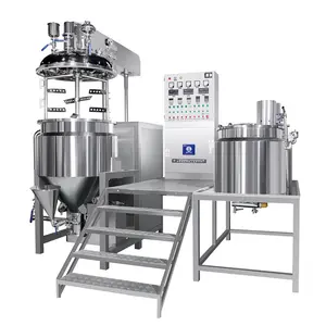 Beauty Cosmetic Manufacturing Machinery Foundation Mixing Machine Vacuum Emulsifying Mixer Face Cream Making Machine