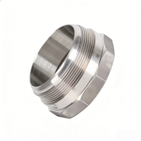 Conector Macho NPT de 1-1/4'' Personalizable, de Acero Inoxidable Forjado de Alta Resistencia, Forma Igualada, Uso Sanitario para Accesorios de Tubería OEM