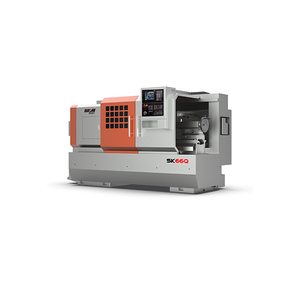 เครื่องกลึงซีรีย์ Sk50c ที่มีการเปลี่ยนเกียร์แบบแมนนวลสามสปีดสำหรับเครื่องกลึงซีเอ็นซีมีเส้นผ่านศูนย์กลางเพลาหลัก105มม. - Product Image 2