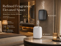 Diffuseur d'arômes intelligent électrique sans eau pour hôtel et maison, machine à parfum commerciale de luxe, commande par application, rechargeable