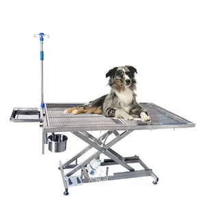 Tavolo veterinario elettrico di operazione di alta qualità a buon mercato medico animale domestico dell'acciaio inossidabile