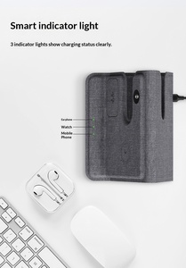 <span class=keywords><strong>Cargador</strong></span> Inalámbrico Rápido 3 en 1 de 18W para Teléfonos, Auriculares y Relojes - Product Image 4