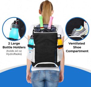 Muestra Gratis, Bolsa de Pickleball Deportiva Personalizada de Nuevo Diseño, Duradera y de Venta Caliente, con Compartimento para Zapatos, Mochila de Viaje para Hombres y Mujeres - Product Image 4