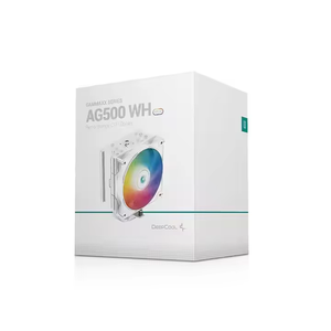 Deepcool <span class=keywords><strong>AG500</strong></span>ท่อทองแดงชุบนิกเกิลห้าส่วนแสงควบคุมอุณหภูมิพียูเงียบคอมพิวเตอร์พัดลมโปรเซสเซอร์ระบายความร้อนด้วยอากาศ - Product Image 1