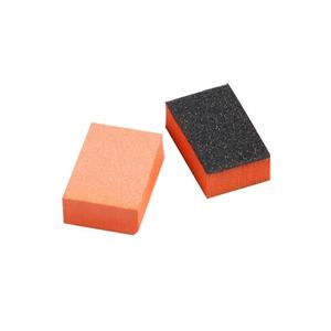 Profession eller Nagels tudio Einweg-Mini-Nagel puffer block 3,5*2,3*1,2 cm Doppelseitiger Schwamm Orange Poliers chleif block - Product Image 5
