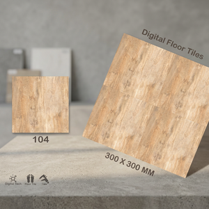 Carreaux de sol en céramique numérique émaillée mate 300x300mm, qualité supérieure, modernes, pour extérieur, salle de bain, couloir, fabriqués en Inde - Product Image 2