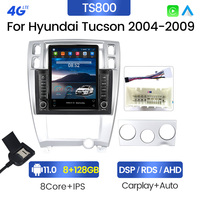 MEKEDE Android 2.5D écran IPS DSP autoradio pour Hyundai Tucson 2006 - 2013 2008 4 + 64GB WIFI GPS BT gps navigateur
