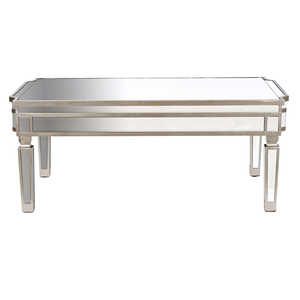 MDF <b>MIRROR</b> <b>COFFEE</b> <b>TABLE</b> 108X61X44 SILVER - Product Image 2