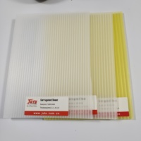 JUTU Wholesale PP Feuille de plastique ondulé-3mm/4mm Finition Corona pour la signalisation et les écrans