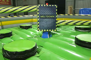 Chine Usine En Gros Toxique Meltdown Gonflable Saut Wipeout Rotation Jeu PVC Sport <span class=keywords><strong>Machine</strong></span> avec Souffleur - Product Image 6
