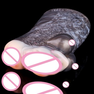 New Design Goat-Themed Double Hole <b>Masturbator</b> Fantasy Animal Style Cup for Male Pleasure - Product Image 3