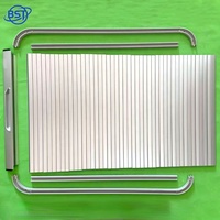 Meubles de camping-car : Volet roulant à lattes argenté en ABS PVC, porte de toilette de camping-car, porte tambour pour armoire de cuisine