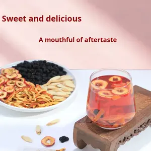 Chá Floral de Morango, Espinheiro, Casca de Tangerina e Astrágalo Ingredientes Genuínos Misturados 180g Caixa Selada Prazo de Validade de 365 Dias Anhui - Product Image 3