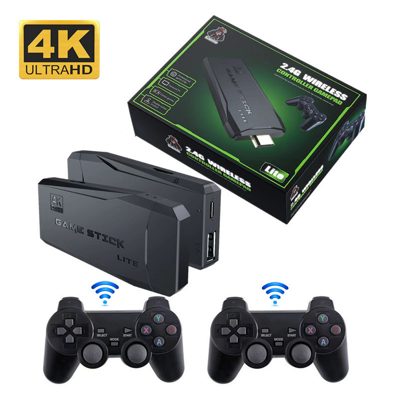 Новейший беспроводной мини-контроллер M8 Moonlight Treasure Box FC Home TV U Treasure M8 игровая консоль PS1 64 Гб Игровая приставка 4k