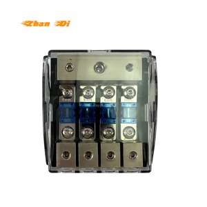 AFS กล่องแยกสายสัญญาณเสียงสำหรับรถยนต์, กล่องกระจายสายไฟ1x2GA + 2x4GA IN-4x4GA 20-200A รับประกัน1ปีอุปกรณ์อิเล็กทรอนิกส์รถยนต์ - Product Image 3