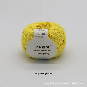Pelote de laine Ruyi Bird Cute Love Line, 50g, faite à la main, en <span class=keywords><strong>chenille</strong></span> blanchie, motif court et moelleux, pour crochet, vente en gros - Product Image 6