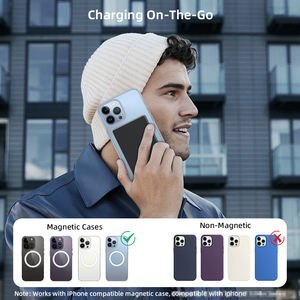 พาวเวอร์แบงค์บางเฉียบ 10000mah ชาร์จเร็ว แม่เหล็กสำหรับ <span class=keywords><strong>iPhone</strong></span> 17/16/15/14/<span class=keywords><strong>13</strong></span>/12/plus/<span class=keywords><strong>pro</strong></span> Max อุปกรณ์ชาร์จขนาดกะทัดรัดสำหรับสมาร์ทโฟน - Product Image 5