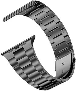 Keepwin 20mm 22mm 3 Bead in acciaio 304 tinta unita bracciale bracciale cinturino cinturino orologio in metallo per Apple IWatch 38mm 44mm - Product Image 2