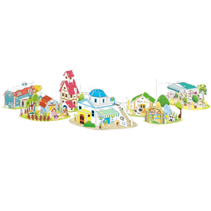 Rompecabezas 3D de casa, modelo de ensamblaje, juguete educativo para niños, regalo creativo y juguete de educación temprana - Product Image 1