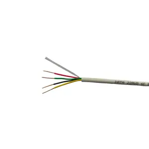 Control cable wire 22AWG 4C Solid copper plenum cable PVC jacket