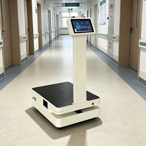 Vehículo Guiado Automatizado (<span class=keywords><strong>AGV</strong></span>) Pequeño y Rápido con Capacidad de Carga de 100 kg, Robot Industrial Inteligente para Manipulación y Entrega - Product Image 1