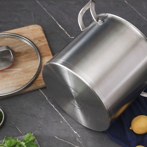 Commercial de haute qualité 6-10 pintes grand acier inoxydable 304 couvert marmite profonde marmite soupe <span class=keywords><strong>asperges</strong></span> marmite avec couvercle - Product Image 5