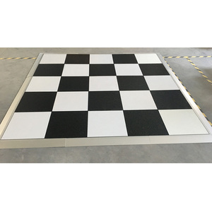 Installation rapide, nouvelle conception de piste de danse en damier noir et blanc pour mariage - Product Image 5
