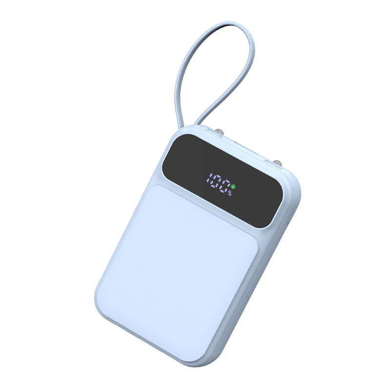 แบตสำรองแบบพกพา10000mAh สีน้ำเงินแบรนด์ WST